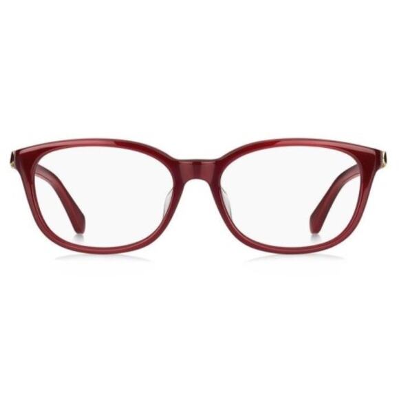 Kate Spade TRULEE/F 06K3 140 Burgundy Gold Eyeglasses - Picture 1 of 7
